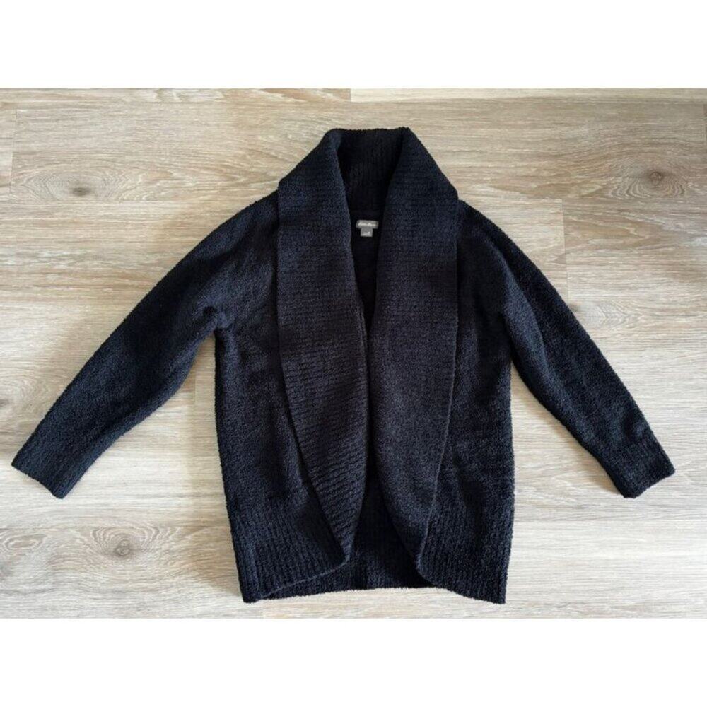Eddie Bauer | Chenille Open Front Chunky Sweater size M - Picture 7 of 9